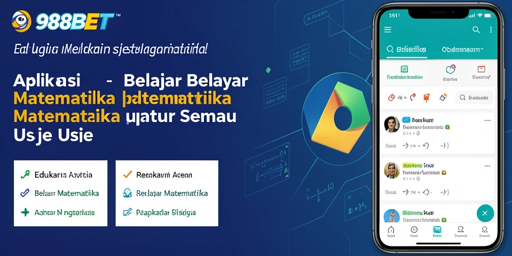 Antarmuka aplikasi 988BET yang interaktif dan ramah pengguna.