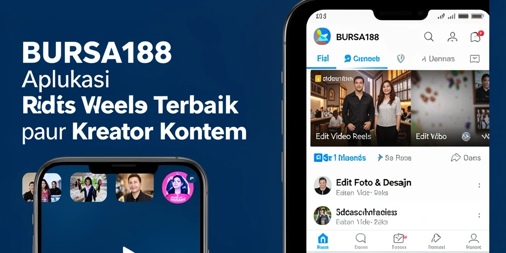 Tampilan antarmuka BURSA188 saat mengedit video reels yang menarik.