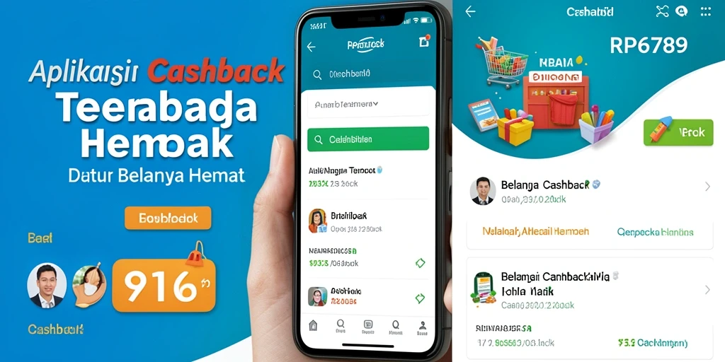 Tampilan antarmuka aplikasi RP6789 yang ramah pengguna untuk fungsi Cashback.