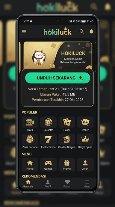 Unduh dan Instal APK Hokiluck untuk Android di Indonesia